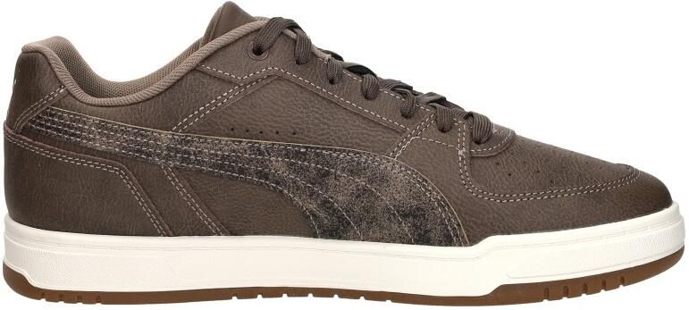 PUMA Caven III Crafted Leather Unisex Sneakers Chocolate-Cashew Brown-Gum - Foto 12