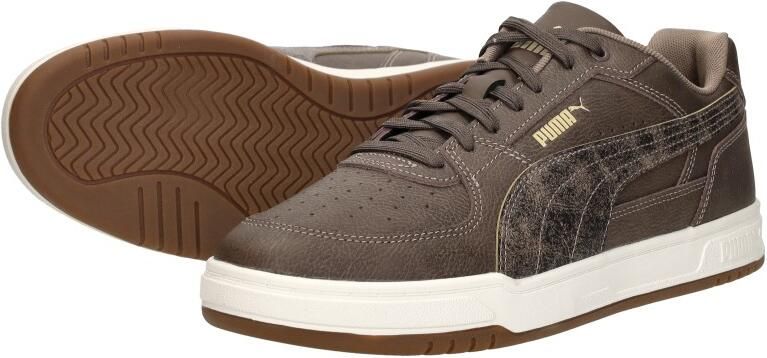 PUMA Caven III Crafted Leather Unisex Sneakers Chocolate-Cashew Brown-Gum - Foto 11