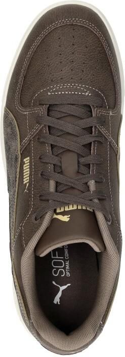 PUMA Caven III Crafted Leather Unisex Sneakers Chocolate-Cashew Brown-Gum - Foto 13