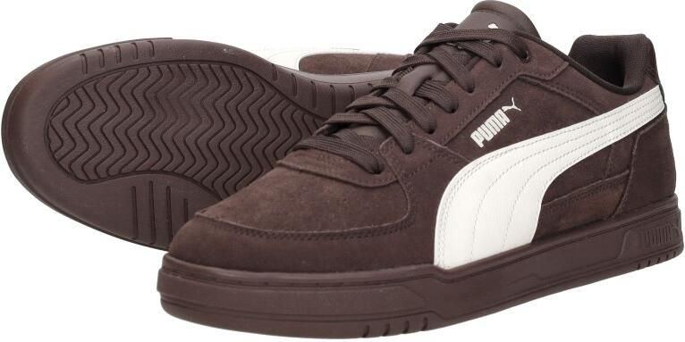 Puma Caven III Block suède sneakers donkerbruin ecru - Foto 8