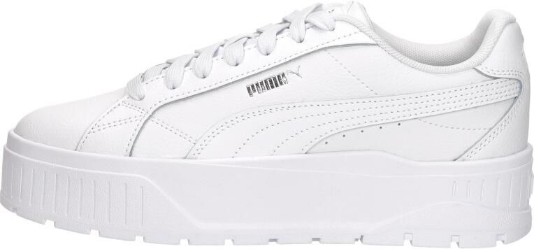 Puma Dames Leren Sneakers met SoftFoam+ Demping White Dames - Foto 9