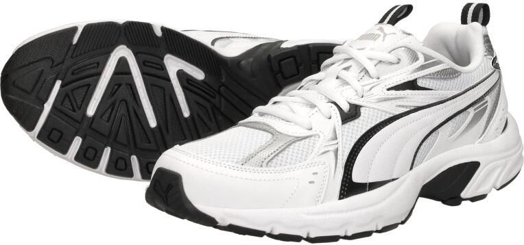 Puma Tech Sneaker met Zwarte en Zilveren Accenten White - Foto 10