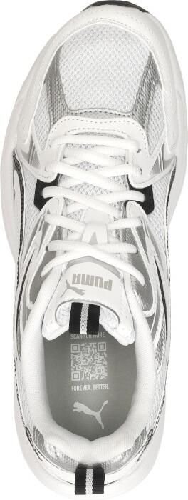 Puma Tech Sneaker met Zwarte en Zilveren Accenten White - Foto 12