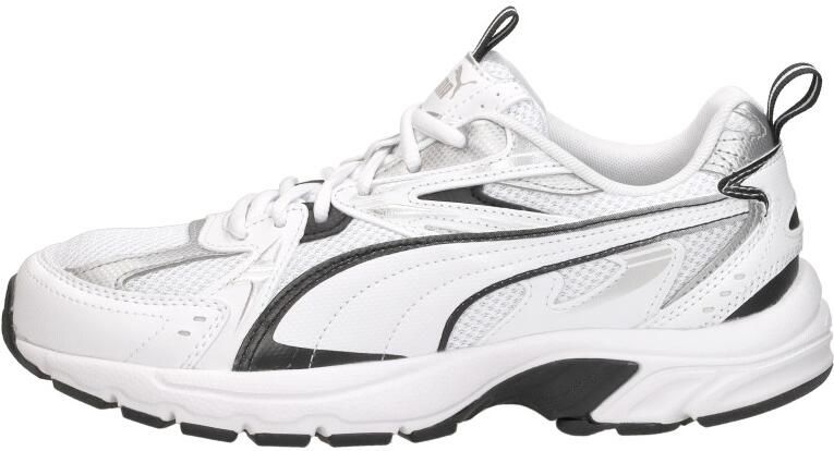 Puma Tech Sneaker met Zwarte en Zilveren Accenten White - Foto 6