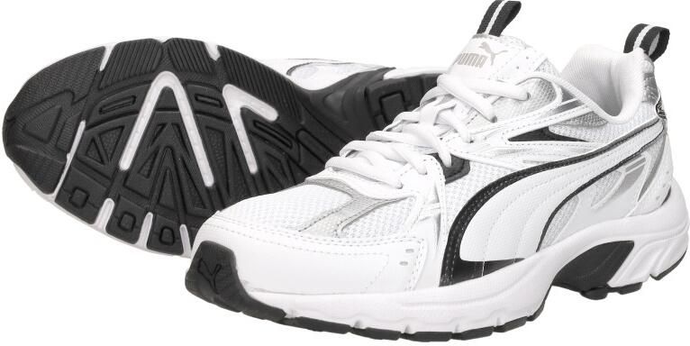 Puma Tech Sneaker met Zwarte en Zilveren Accenten White - Foto 12