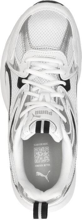 Puma Tech Sneaker met Zwarte en Zilveren Accenten White - Foto 14