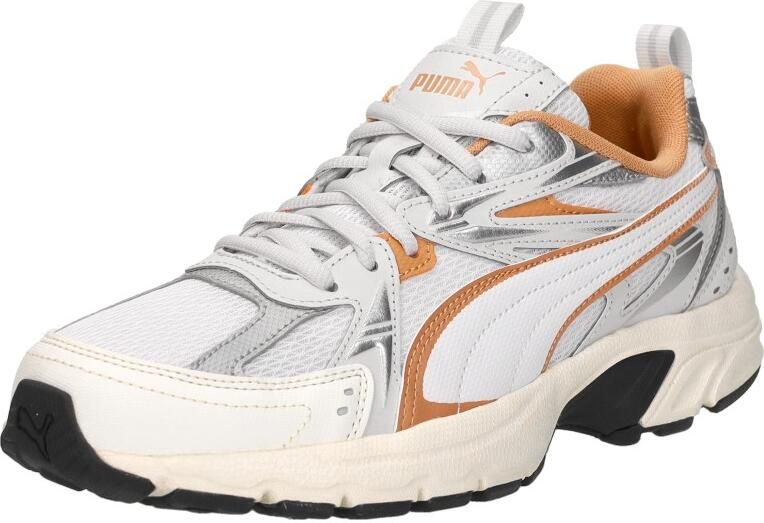 Puma mesh sneakers wit grijs oranje - Foto 4