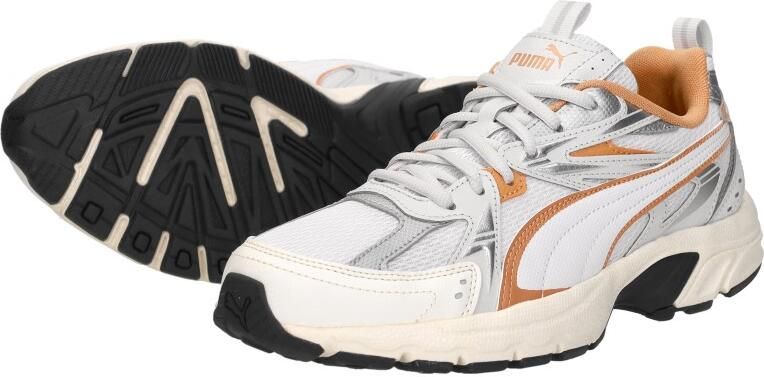 Puma mesh sneakers wit grijs oranje - Foto 8