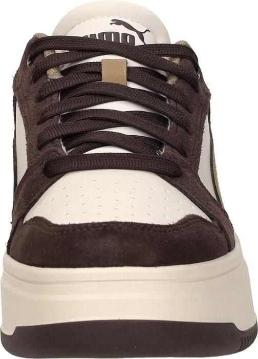 PUMA Rebound Femme Low SD Dames Sneakers Alpine Snow-Soft Taupe-Chocolate Fondue - Foto 4