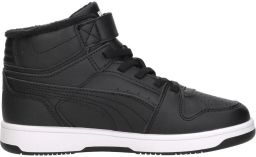 Puma Rebound Slam Mid sneakers zwart Imitatieleer Effen