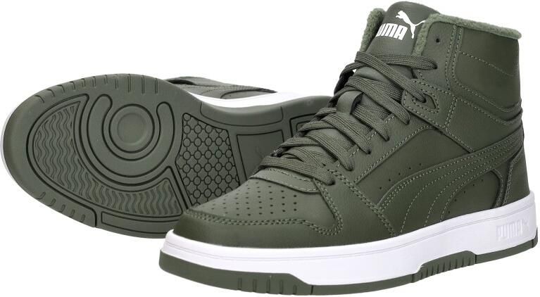 Puma Rebound Slam Mid sneakers olijfgroen - Foto 8