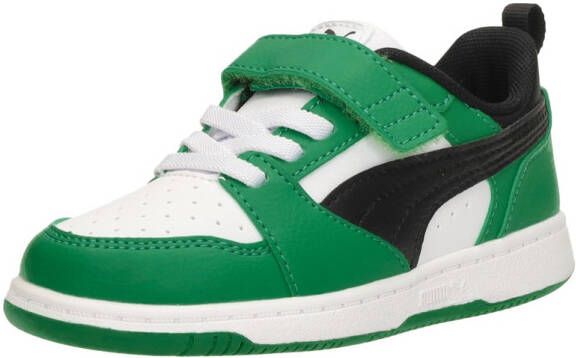 PUMA Rebound V6 Lo AC+ PS Unisex Sneakers White- Black-Archive Green - Foto 9