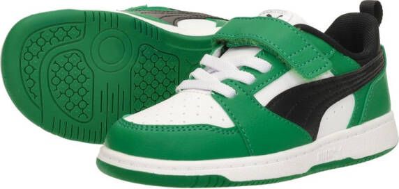 PUMA Rebound V6 Lo AC+ PS Unisex Sneakers White- Black-Archive Green - Foto 7