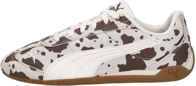 Puma Replicatch Wild leren sneakers ecru bruin - Foto 5