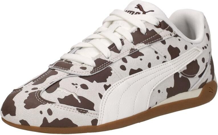Puma Replicatch Wild leren sneakers ecru bruin - Foto 7