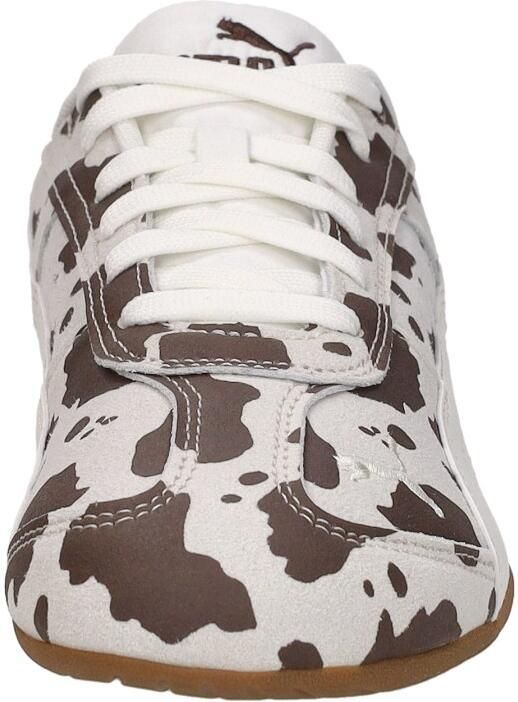 Puma Replicatch Wild leren sneakers ecru bruin - Foto 6