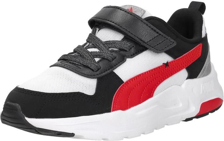 PUMA Trinity 2 LT Mid 90 PS kinder sneakers wit zwart - Foto 4