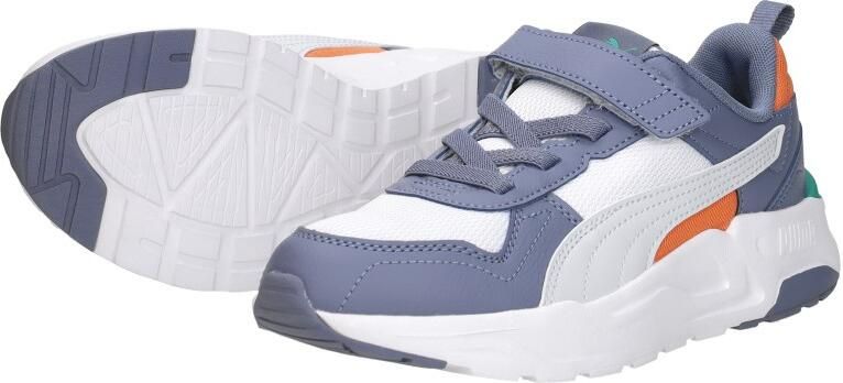 PUMA Trinity 2 LT AC+ PS Unisex Sneakers White-Silver Mist-Gray Sky - Foto 6