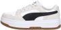 PUMA Rebound Femme Low SD Dames Sneakers White- Black-Frosted Ivory - Thumbnail 3