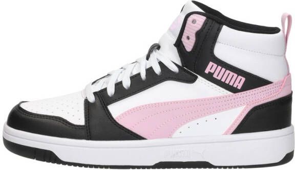 Puma Rebound V6 Lo sneakers wit zwart Jongens Meisjes Imitatieleer Meerkleurig 31 - Foto 12