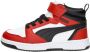 Puma Rebound v6 Mid V6 Mid sneakers wit zwart rood Imitatieleer 30 - Thumbnail 5