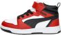Puma Rebound V6 Mid sneakers wit zwart rood Imitatieleer 28 - Thumbnail 4