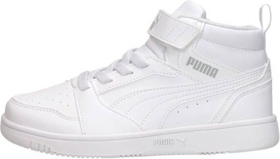 PUMA Rebound V6 Mid AC+ PS Unisex Sneakers White-Cool Light Gray - Foto 3
