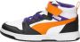 PUMA Rebound V6 Mid AC+ PS Unisex Sneakers White-Orange Glo- Black - Thumbnail 2