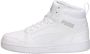 PUMA Rebound V6 Mid Jr Unisex Sneakers White-Cool Light Gray - Thumbnail 2