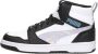 PUMA Rebound V6 Mid Space Belle Jr Meisjes Sneakers Black-Lilac Crush- White - Thumbnail 3