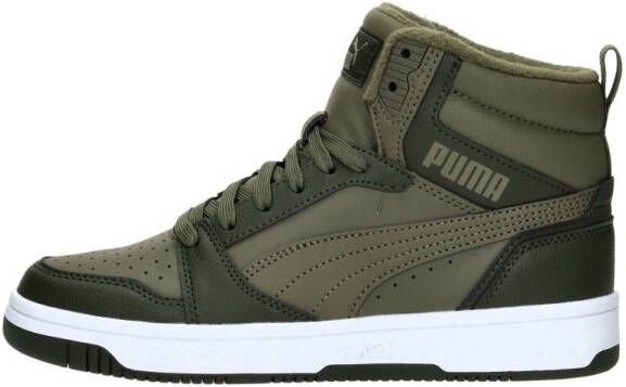 Puma Rebound V6 Mid sneakers groen Polyester 36