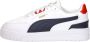 PUMA Shuffle Downtown Jr. kids sneaker Wit blauw - Thumbnail 2