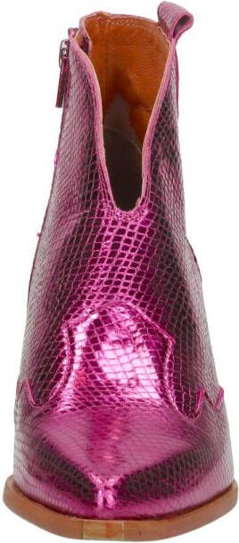 Red Rag Western Laarsjes Enkellaarsjes Hak Fuchsia - Foto 4