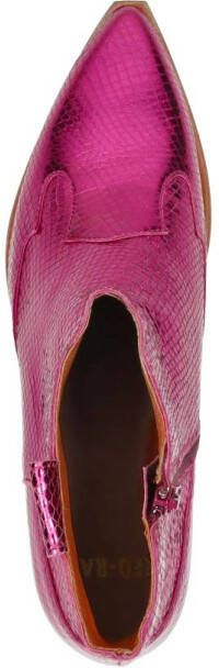 Red Rag Western Laarsjes Enkellaarsjes Hak Fuchsia - Foto 6