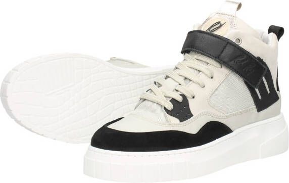 Red-Rag Red Rag 71306 Hoge sneakers Leren Sneaker Dames Zwart - Foto 5