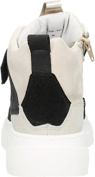 Red-Rag Red Rag 71306 Hoge sneakers Leren Sneaker Dames Zwart - Foto 7