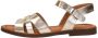 Red Rag Sandalen Plat Sandalen Plat Goudkleur - Thumbnail 3