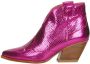 Red Rag Western Laarsjes Enkellaarsjes Hak fuchsia - Thumbnail 2