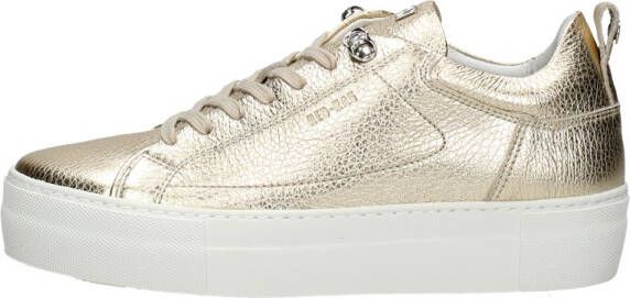 Red-Rag Red Rag Vrouwen Suède Effen Lage sneakers Damesschoenen 74402 Goud - Foto 10