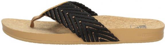 Reef Cushion Strand Dames Slippers Black Natural - Foto 5