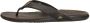 Reef J-Bay Iiidark Brown Dark Brown Heren Slippers Donkerbruin - Thumbnail 4