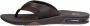 Reef Leather Fanningdark Brown Heren Slippers Donkerbruin - Thumbnail 4