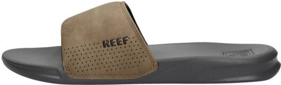 Reef One Slidegrey Tan Heren Slippers Grijs Cognac - Foto 9