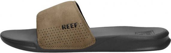 Reef One Slidegrey Tan Heren Slippers Grijs Cognac