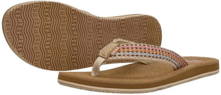 Reef BAJA ELANA BROWN PINK Dames Slippers brown pink - Foto 4