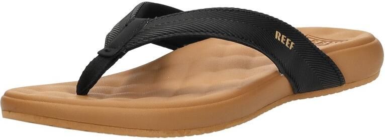 Reef CUSHION MELODY Dames Slippers Zwart Lichtbruin