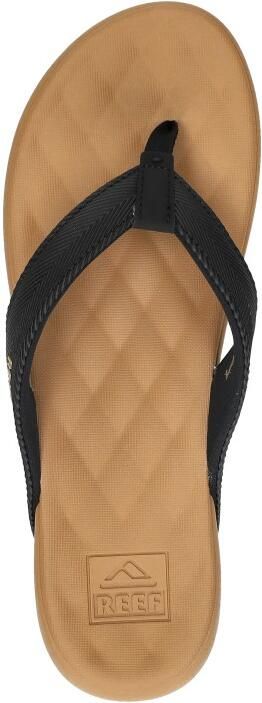 Reef CUSHION MELODY Dames Slippers Zwart Lichtbruin - Foto 5