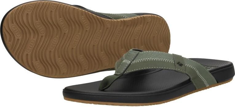 Reef Cushion Phantom 2.0 Olive Gum Heren Slippers Zwart Olijfgroen - Foto 11