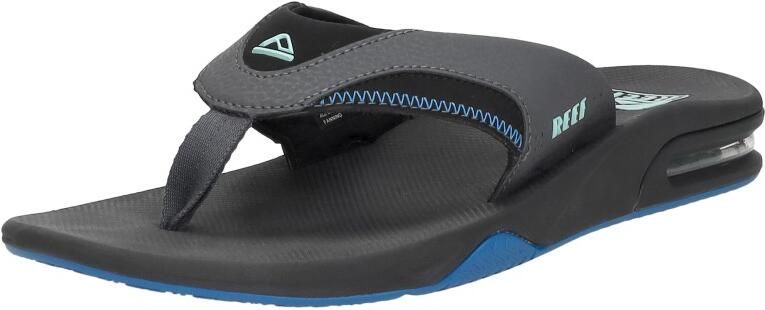 Reef Fanning gunmetal Ocean Heren Slippers Donkergrijs Blauw - Foto 4