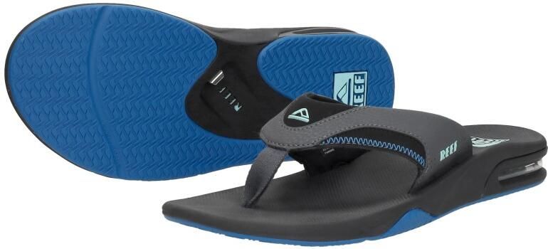 Reef Fanning gunmetal Ocean Heren Slippers Donkergrijs Blauw - Foto 7